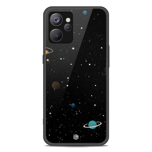 Space Series Soft Phone Case - Premium Glass Case - Design 3 - Realme 9i 5G