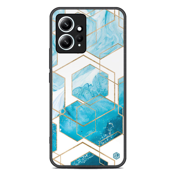 Stylish Marbles Series Soft Phone Case - Premium Glass Case - Design 1 - Xiaomi Redmi Note 12 4G