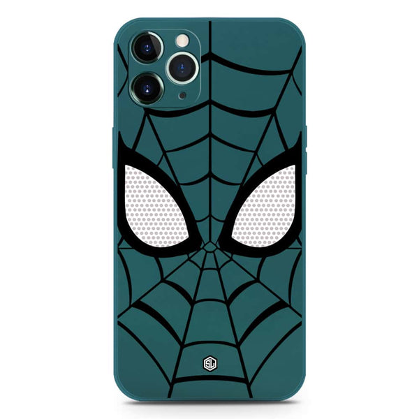 Cool Spider Design Soft Phone Case - Silica Gel Case - Darkgreen - iPhone 11 Pro
