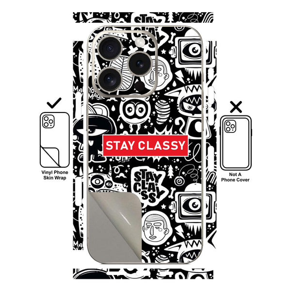 Stay Classy - SkinLee Phone Skin - iPhone 16 Pro Max