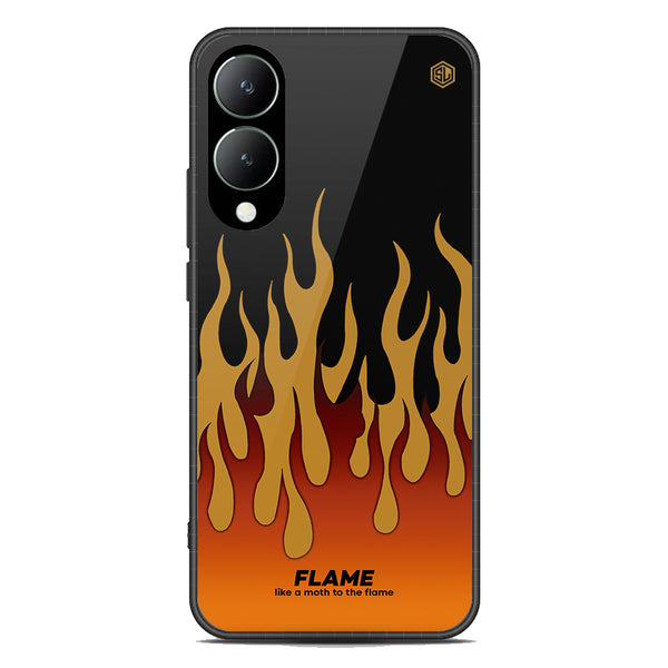 Trending Designs Series Soft Phone Case - Premium Glass Case - Vivo Y17s