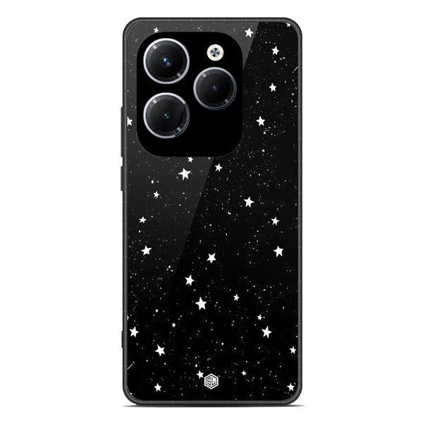 Space Series Soft Phone Case - Premium Glass Case - Design 3 - Infinix Hot 40 Pro