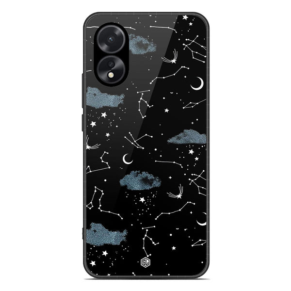 Space Series Soft Phone Case - Premium Glass Case - Design 5 - Oppo A18
