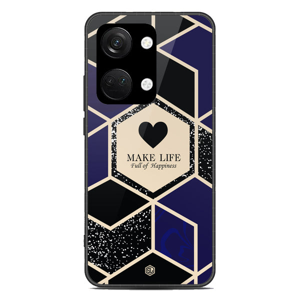 Happiness Series Soft Phone Case - Premium Glass Case - Design 1 - OnePlus Nord 3