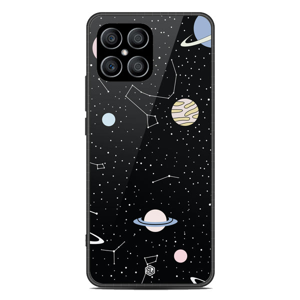 Space Series Soft Phone Case - Metal Case - Design 1 - Honor X8