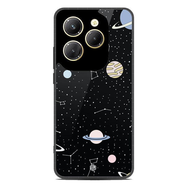 Space Series Soft Phone Case - Metal Case - Design 1 - Infinix Hot 40 Pro