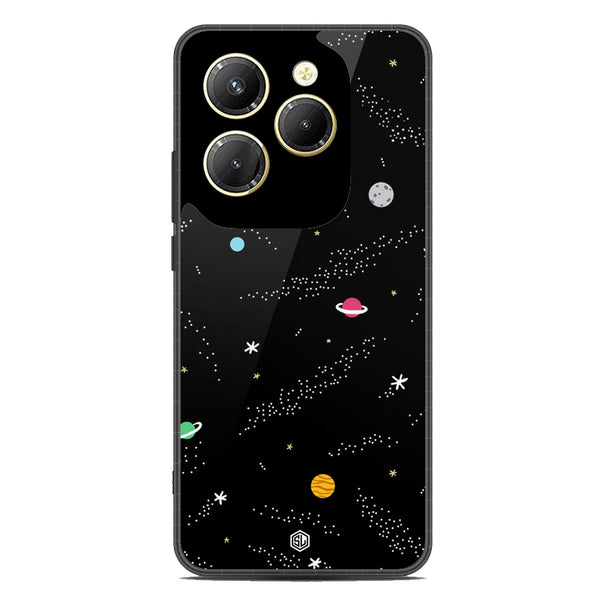 Space Series Soft Phone Case - Metal Case - Design 2 - Infinix Hot 40 Pro