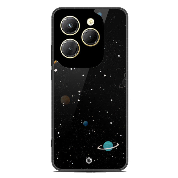 Space Series Soft Phone Case - Metal Case - Design 3 - Infinix Hot 40 Pro