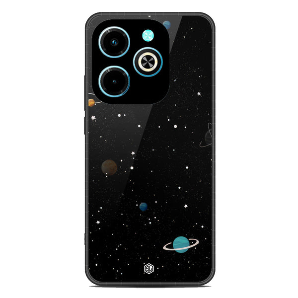 Space Series Soft Phone Case - Metal Case - Design 3 - Infinix Hot 40i
