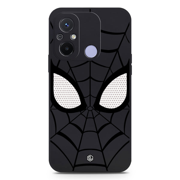 Cool Spider Design Soft Phone Case - Silica Gel Case - Black - Xiaomi Redmi 12C