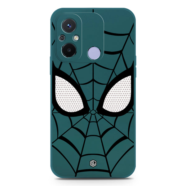 Cool Spider Design Soft Phone Case - Silica Gel Case - Darkgreen - Xiaomi Redmi 12C