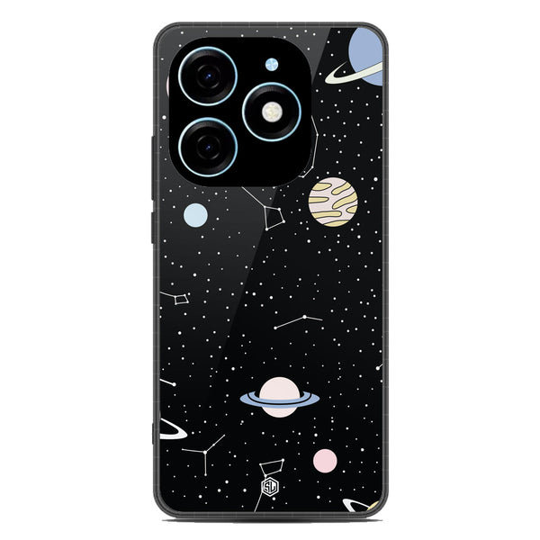 Space Series Soft Phone Case - Metal Case - Design 1 - Tecno Spark Go 2024