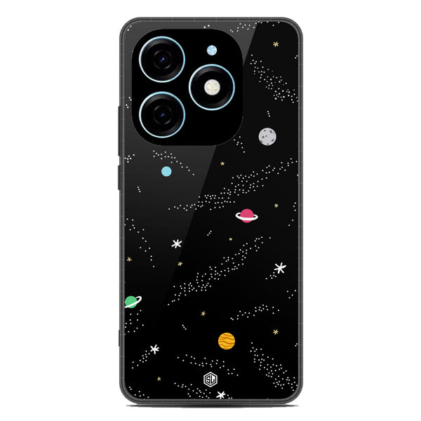 Space Series Soft Phone Case - Metal Case - Design 2 - Tecno Spark Go 2024