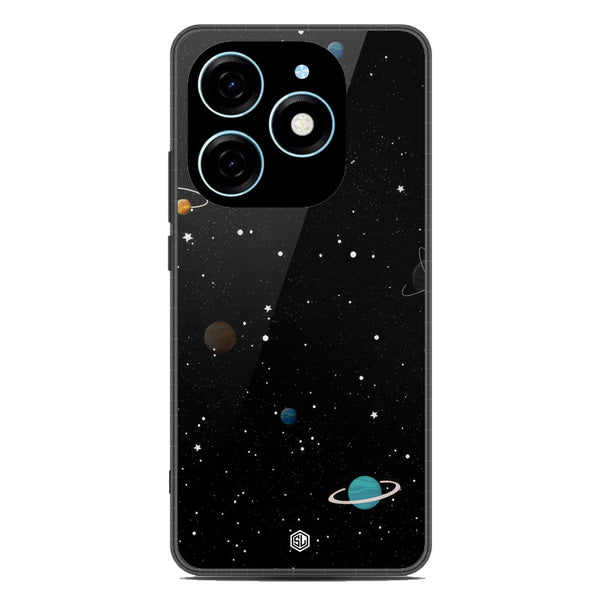 Space Series Soft Phone Case - Metal Case - Design 3 - Tecno Spark Go 2024
