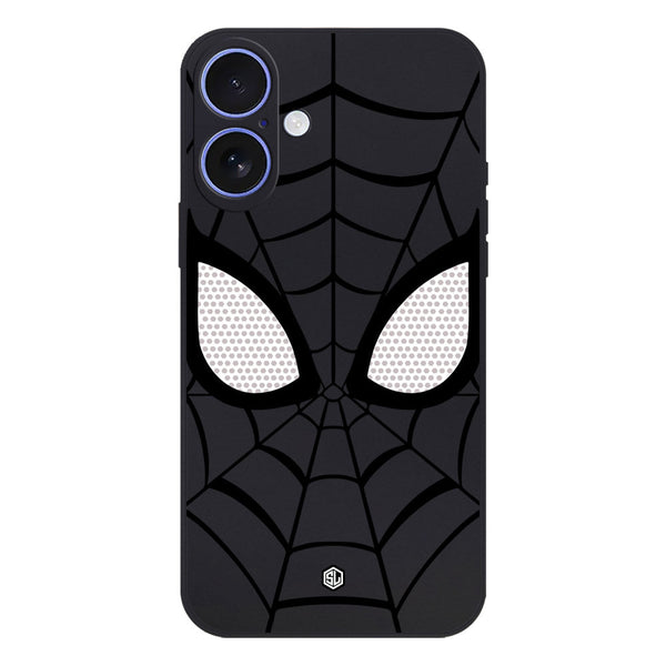 Cool Spider Design Soft Phone Case - Silica Gel Case - Black - iPhone 16 Plus