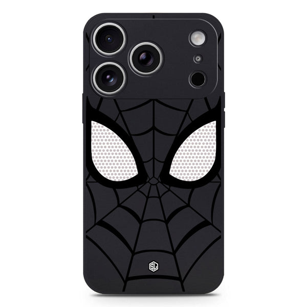 Cool Spider Design Soft Phone Case - Silica Gel Case - Black - iPhone 17 Pro