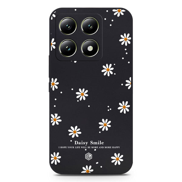 Daisy Smile Design Soft Phone Case - Silica Gel Case - Black - Xiaomi 14T