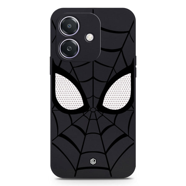 Cool Spider Design Soft Phone Case - Silica Gel Case - Black - Oppo A3x 5G