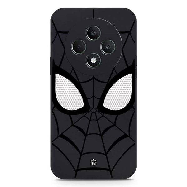 Cool Spider Design Soft Phone Case - Silica Gel Case - Black - Oppo Reno 12F