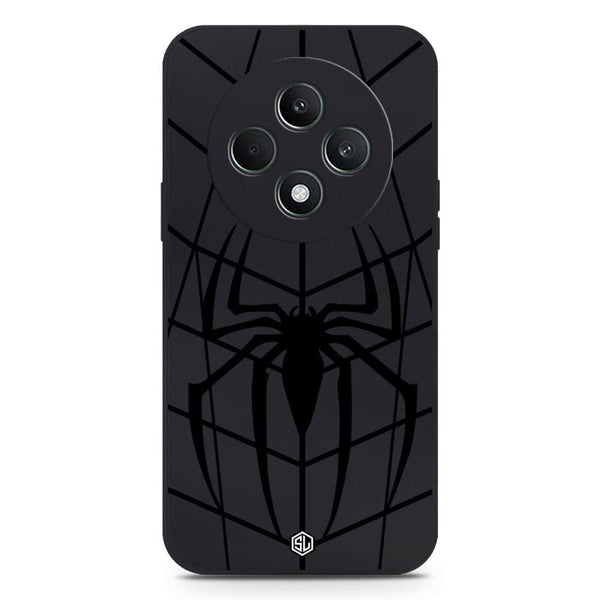 X-Spider Design Soft Phone Case - Silica Gel Case - Black - Oppo F27