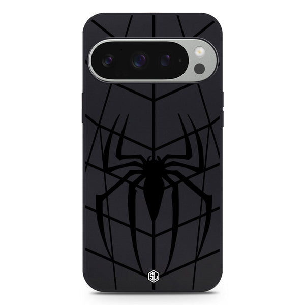 X-Spider Design Soft Phone Case - Silica Gel Case - Black - Google Pixel 9