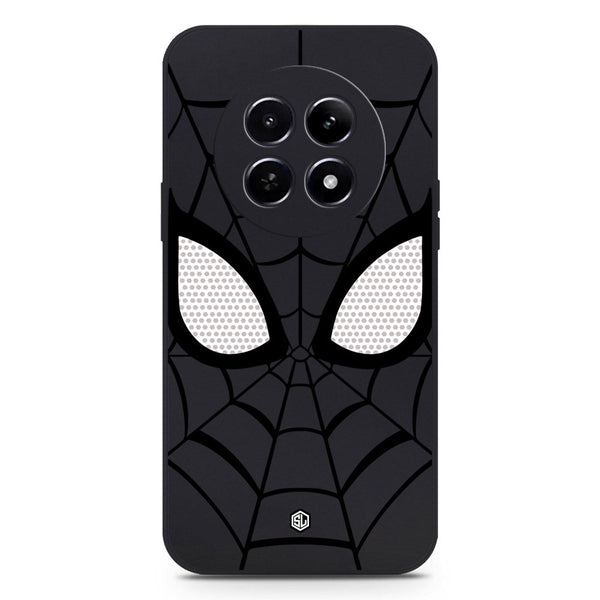 Cool Spider Design Soft Phone Case - Silica Gel Case - Black - Realme 12 5G