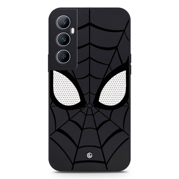 Cool Spider Design Soft Phone Case - Silica Gel Case - Black - Realme C65