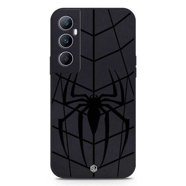 X-Spider Design Soft Phone Case - Silica Gel Case - Black - Realme C65