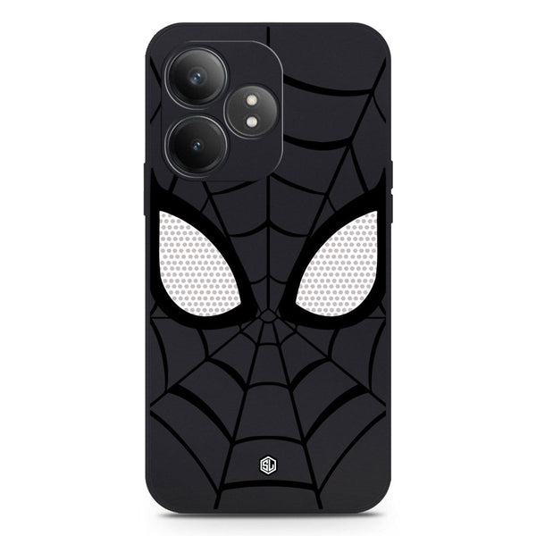 Cool Spider Design Soft Phone Case - Silica Gel Case - Black - Realme GT Neo 6 SE