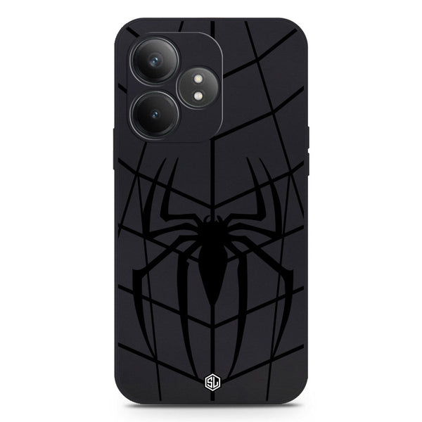 X-Spider Design Soft Phone Case - Silica Gel Case - Black - Realme GT Neo 6