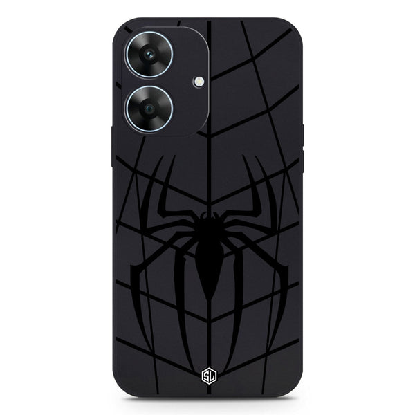 X-Spider Design Soft Phone Case - Silica Gel Case - Black - Realme Narzo N61