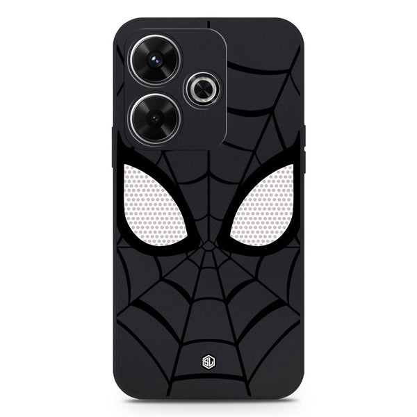 Cool Spider Design Soft Phone Case - Silica Gel Case - Black - Xiaomi Redmi Note 13R