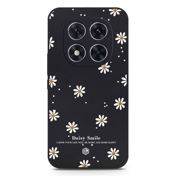 Daisy Smile Design Soft Phone Case - Silica Gel Case - Black - Xiaomi Redmi Note 14 Pro Plus 5G