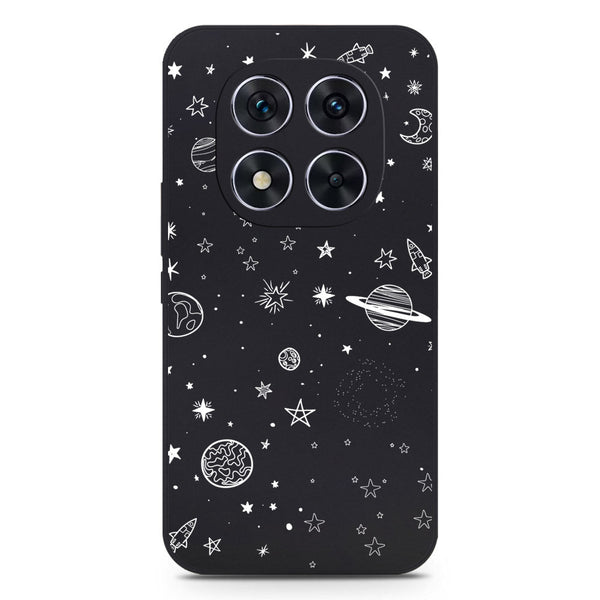 Stardust Dreams Design Soft Phone Case - Silica Gel Case - Black - Xiaomi Redmi Note 14 Pro Plus 5G
