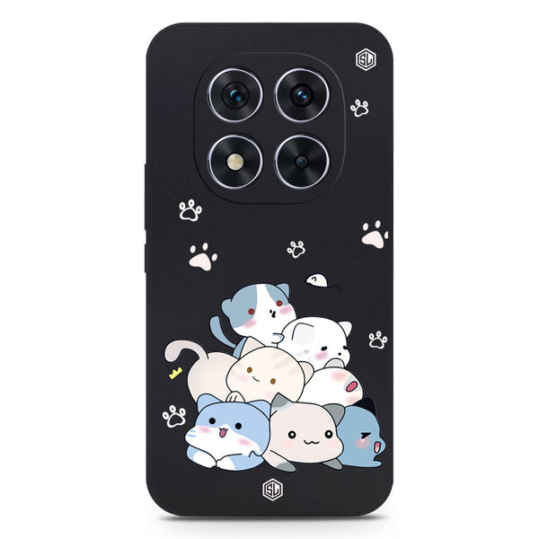 Cute Design Soft Phone Case - Silica Gel Case - Black - Xiaomi Redmi Note 14 Pro Plus 5G