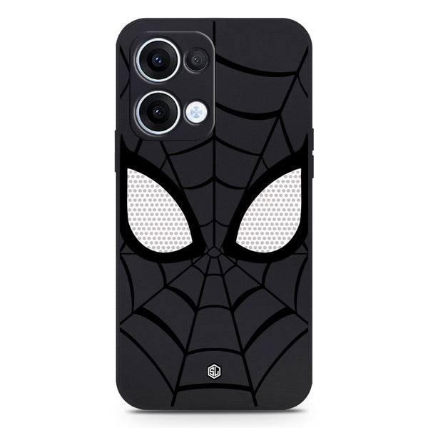 Cool Spider Design Soft Phone Case - Silica Gel Case - Black - Oppo Reno 13