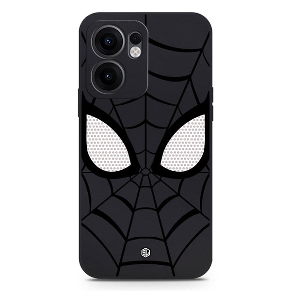 Cool Spider Design Soft Phone Case - Silica Gel Case - Black - Oppo Reno 13F 4G