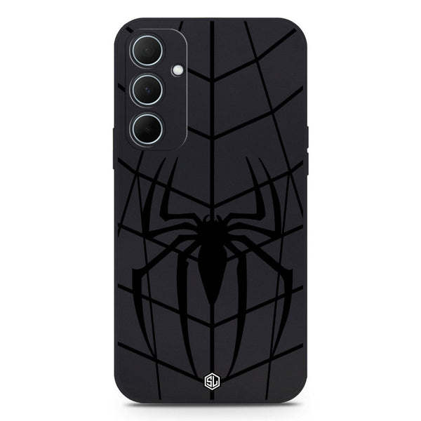 X-Spider Design Soft Phone Case - Silica Gel Case - Black - Samsung Galaxy S24 FE