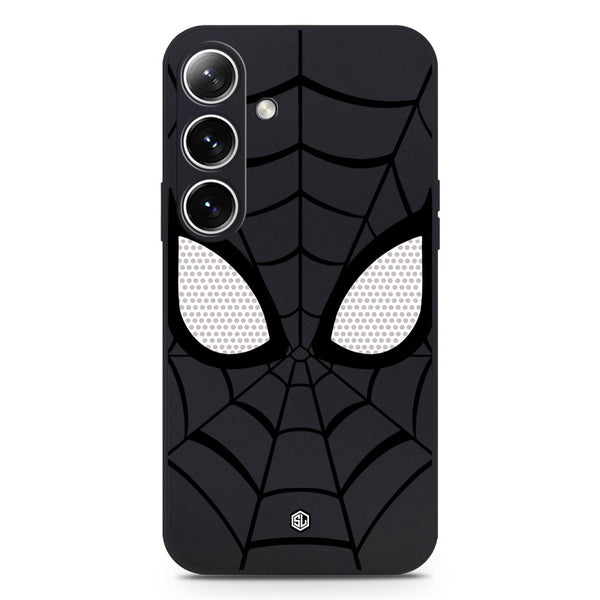 Cool Spider Design Soft Phone Case - Silica Gel Case - Black - Samsung Galaxy S25 Plus