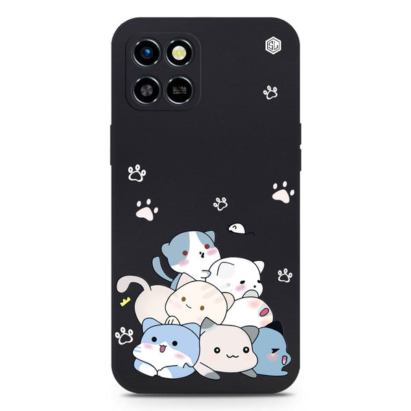 Cute Smile Design Soft Phone Case - Black - Infinix Smart 6 HD