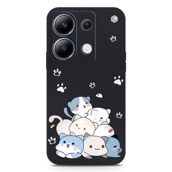 Cute Smile Design Soft Phone Case - Black - Xiaomi Redmi Note 13 Pro 4G