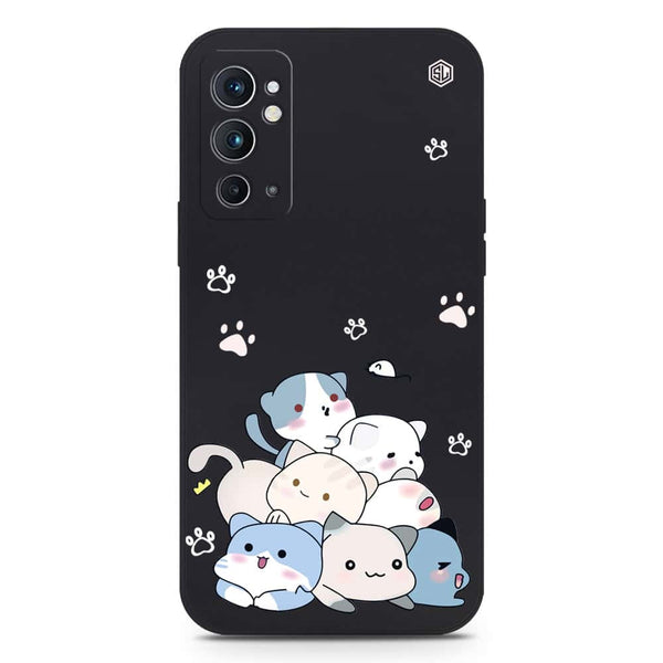Cute Design Soft Phone Case - Silica Gel Case - Black - OnePlus 9RT 5G