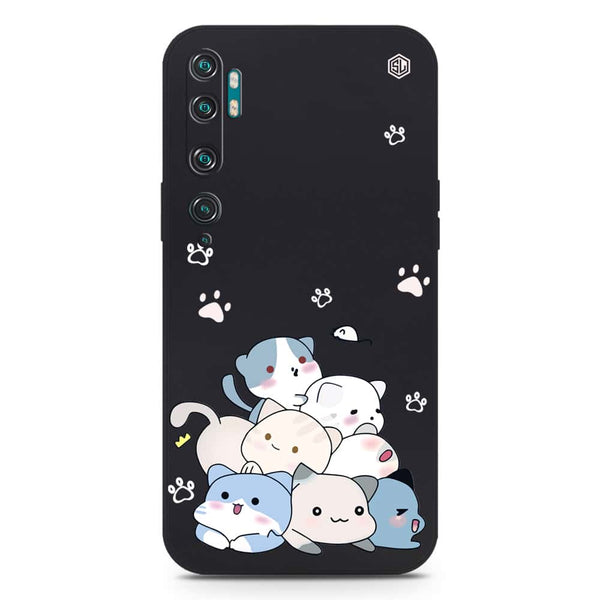 Cute Design Soft Phone Case - Silica Gel Case - Black - Xiaomi Mi Note 10 Pro