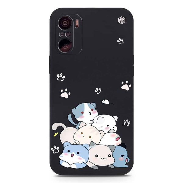 Cute Design Soft Phone Case - Silica Gel Case - Black - Xiaomi Mi 11i