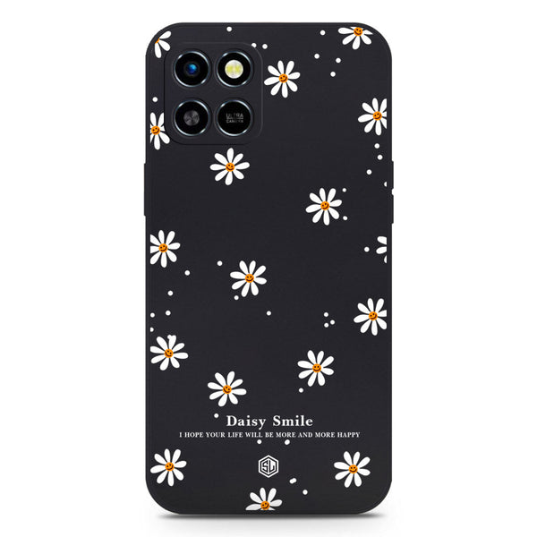 Daisy Smile Design Soft Phone Case - Black - Infinix Smart 6 HD
