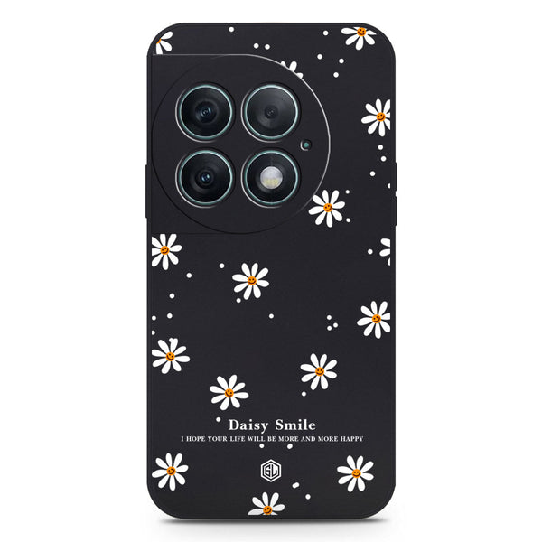 Daisy Smile Design Soft Phone Case - Black - OnePlus Ace 2 Pro