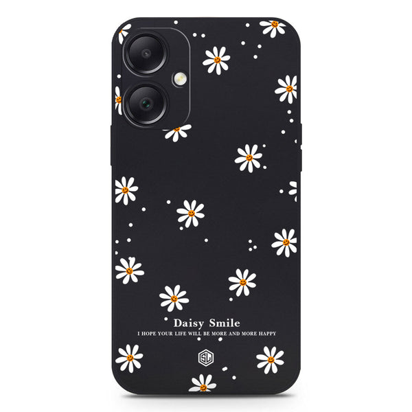 Daisy Smile Design Soft Phone Case - Black - Samsung Galaxy A05 4G