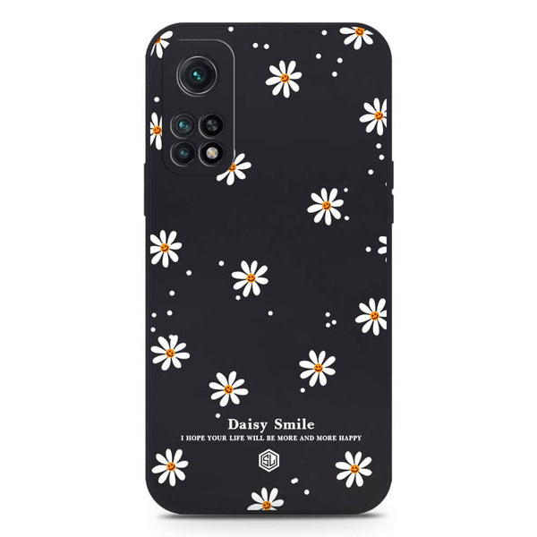 Daisy Smile Design Soft Phone Case - Silica Gel Case - Black - Xiaomi Redmi K30S