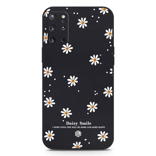 Daisy Smile Design Soft Phone Case - Silica Gel Case - Black - Samsung Galaxy S20 Plus