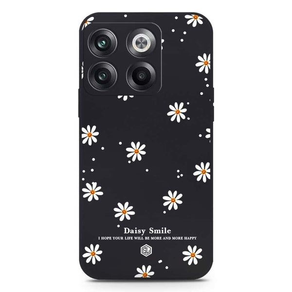 Daisy Smile Design Soft Phone Case - Silica Gel Case - Black - OnePlus Ace Pro